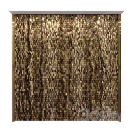 Panel behind the headboard